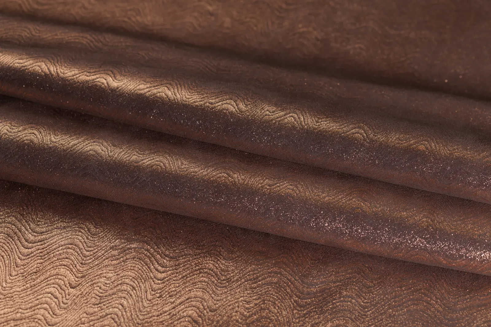 Shimmer Waves Rose Gold Stormy